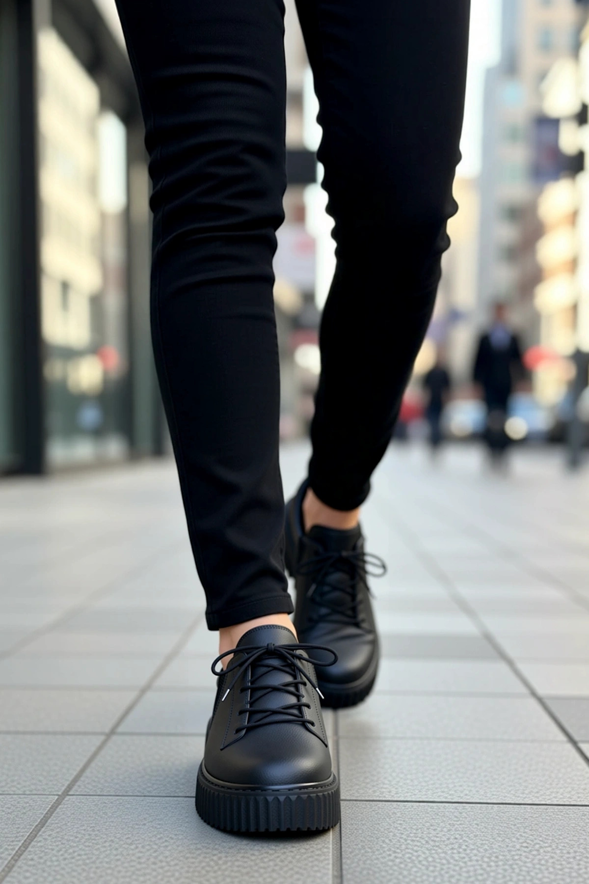 Erkek Bağcıklı Süet Sneaker Standart Kalıp Fonksiyonel Dayanıklı Kaliteli Konforlu Estetik