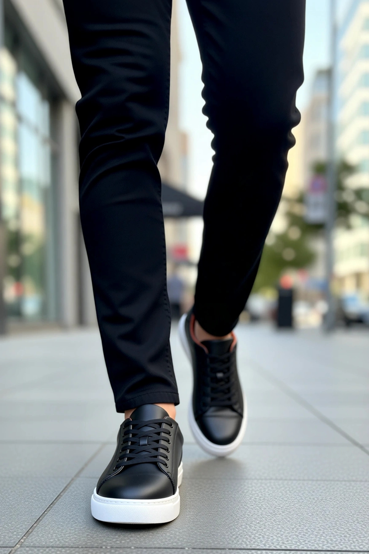 Erkek Bağcıklı Süet Sneaker Standart Kalıp Taban Fonksiyonel Dayanıklı Kaliteli Konforlu Şık