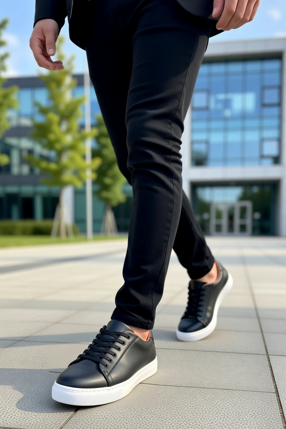 Erkek Bağcıklı Süet Sneaker Standart Kalıp Taban Fonksiyonel Dayanıklı Kaliteli Konforlu Şık