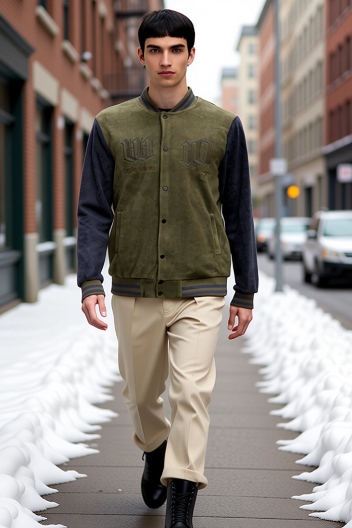 Alternative view of Erkek Hakim Yaka Standart Kol Polar Ceket 0 Polyester Fonksiyonel Dayanıklı Kaliteli Şık