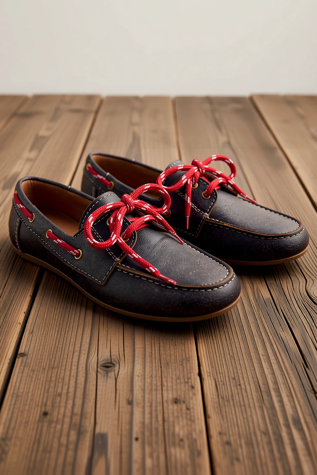 Kadın Hakiki Deri Bağcıklı Loafer Ayakkabı Badem Burun Düz Topuk Konforlu Günlük Rahat Modern Şık