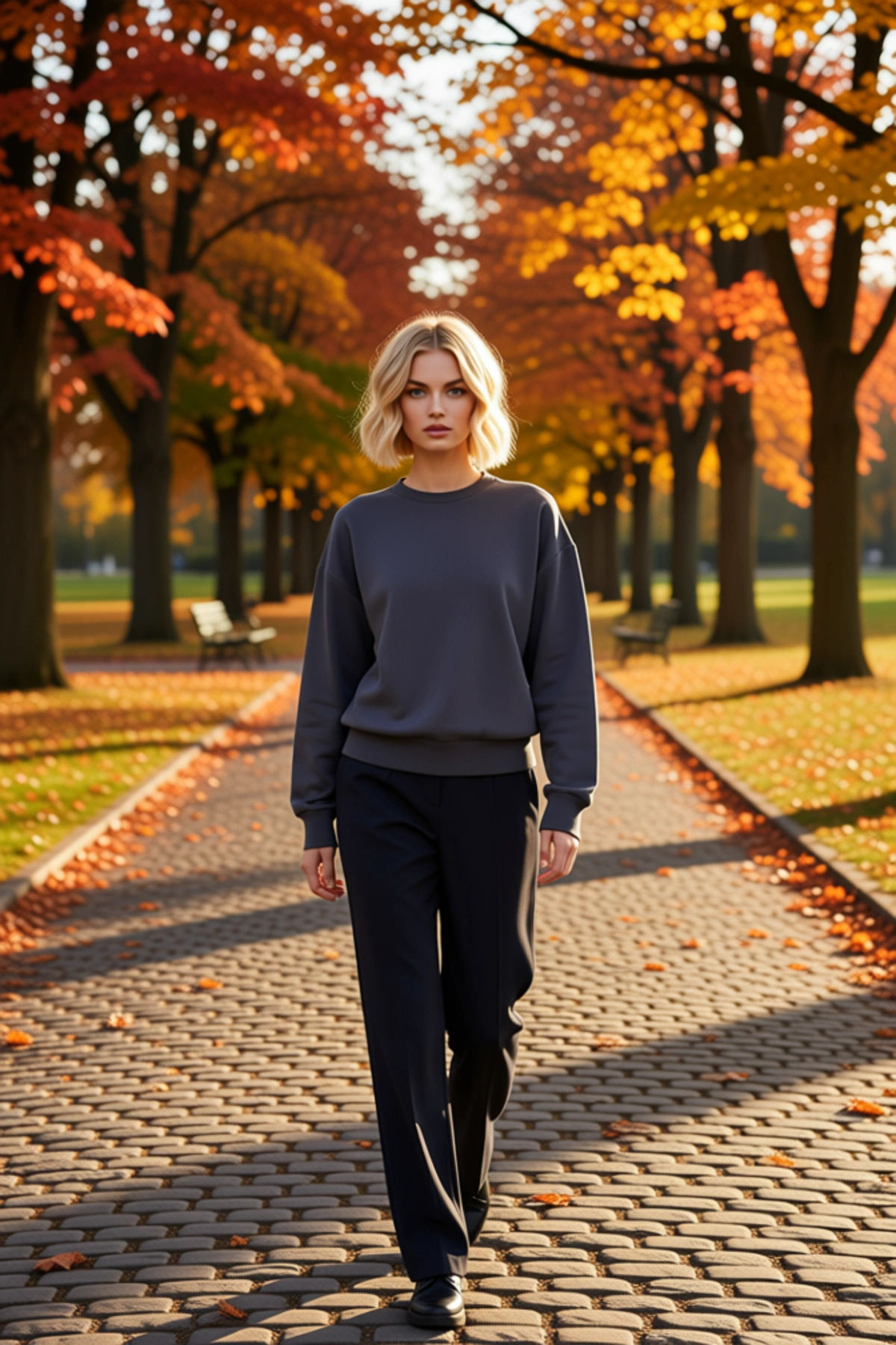 Kadın Bisiklet Yaka Düşük Kol Uzun Kollu Regular Kalıp Sweatshirt Fonksiyonel Dayanıklı Şık