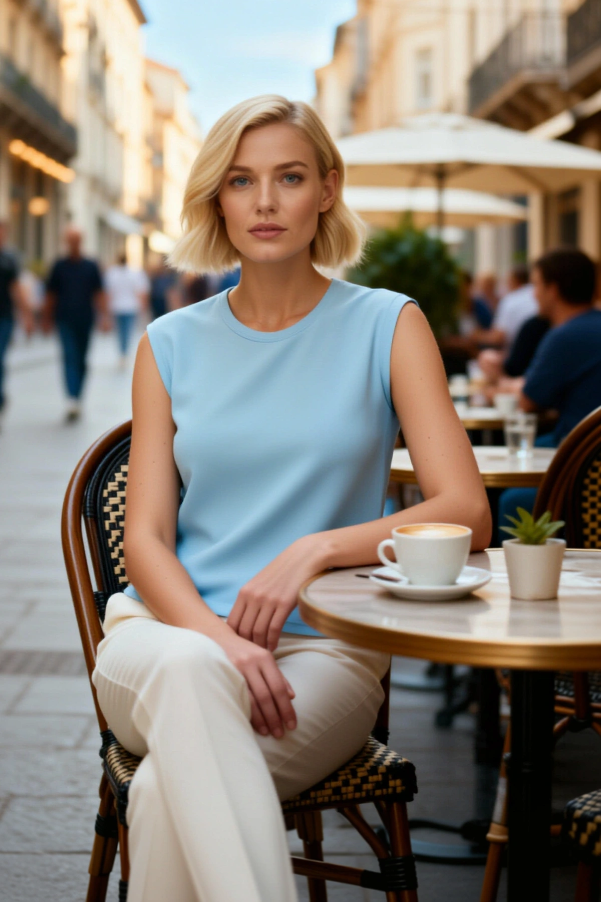 Kadın Büyük Beden Bluz Basic Bisiklet Yaka Kısa Kol Fitted Kalıp Ribana Örme Düz Esnek