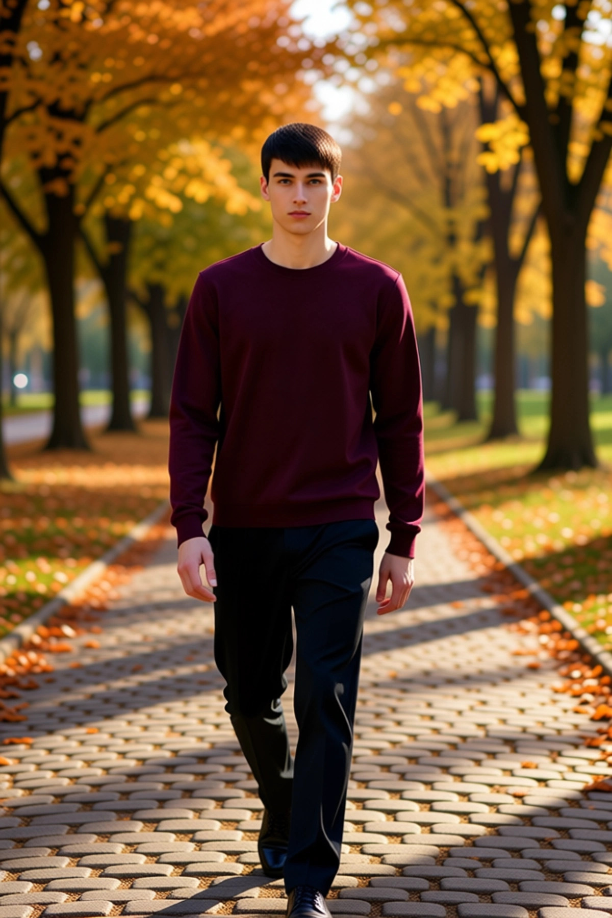 Erkek Bisiklet Yaka Standart Kol Regular Kalıp Sweatshirt Fonksiyonel Dayanıklı Kaliteli Şık