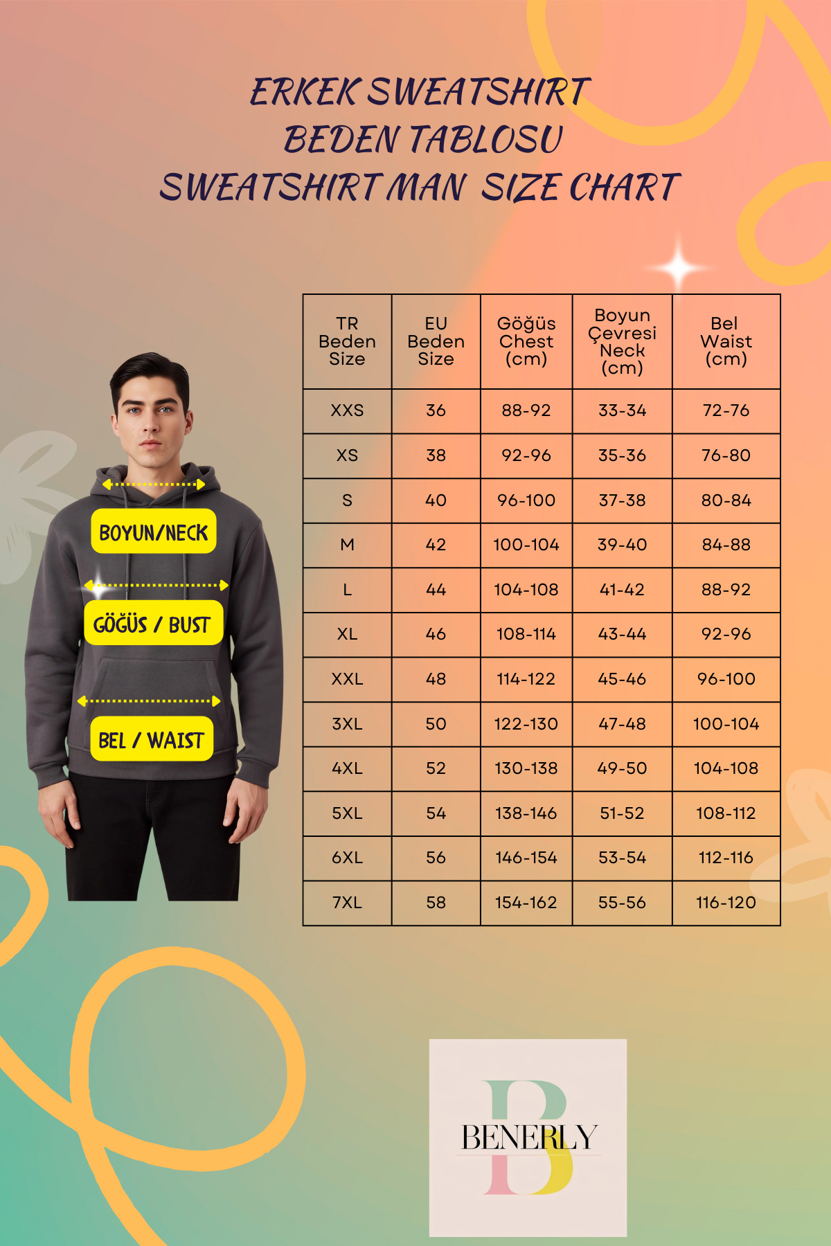 Erkek Bisiklet Yaka Reglan Kol Oversize Kalıp Sweatshirt Fonksiyonel Dayanıklı Kaliteli Şık