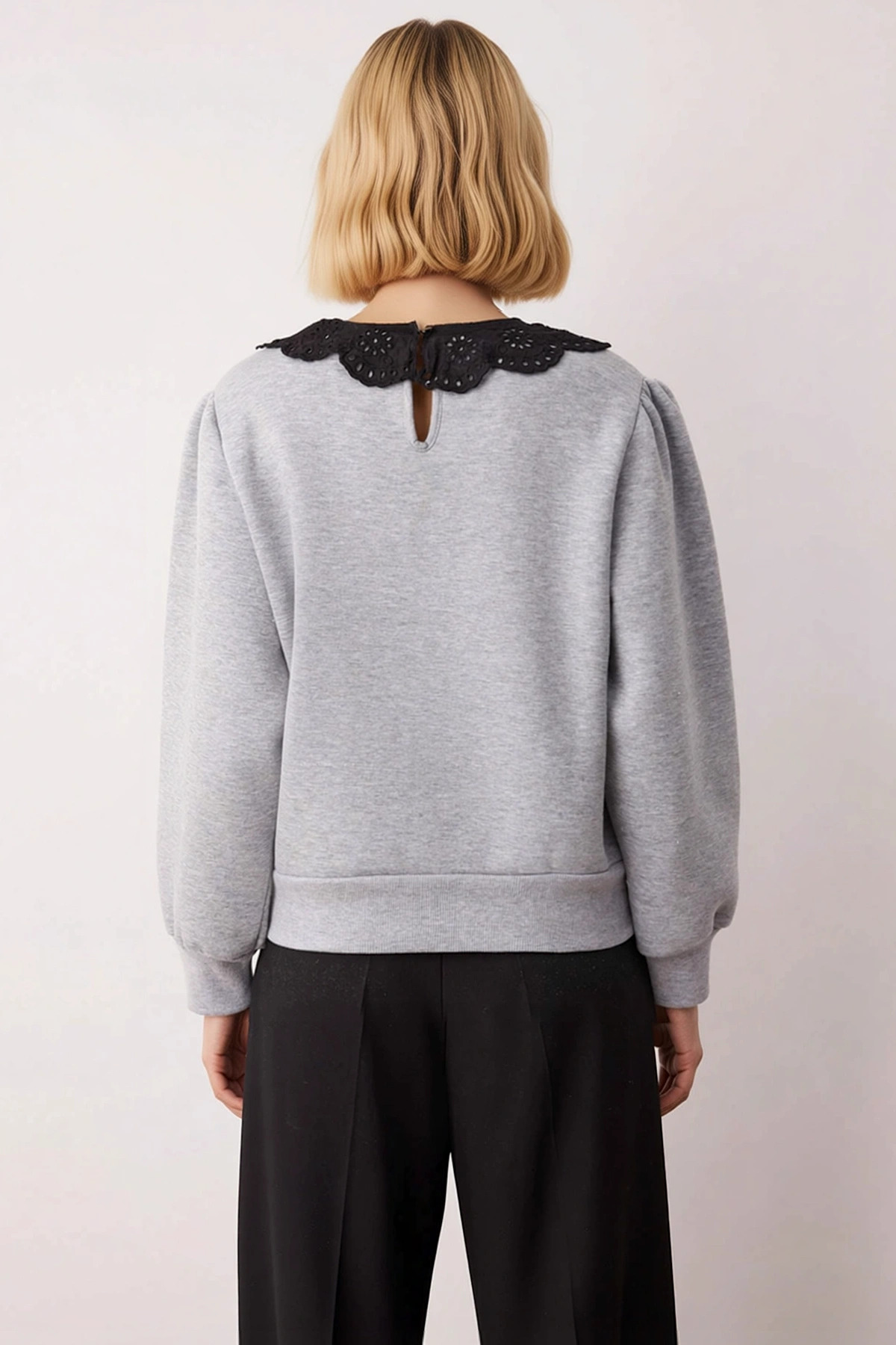 Kadın Bisiklet Yaka Standart Kol Regular Kalıp Sweatshirt Fonksiyonel Dayanıklı Kaliteli Şık