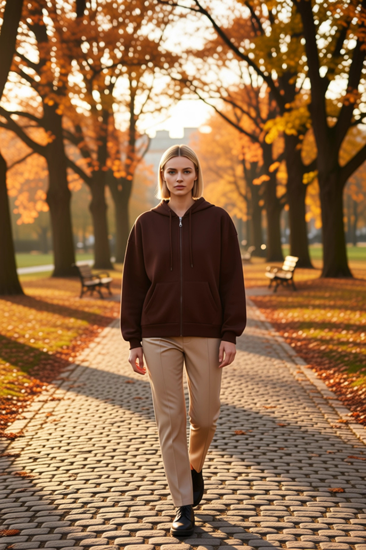 Kadın Kapüşonlu Düşük Kol Fermuarlı Sweatshirt Uzun Kollu Kalıp Fonksiyonel Dayanıklı Spor