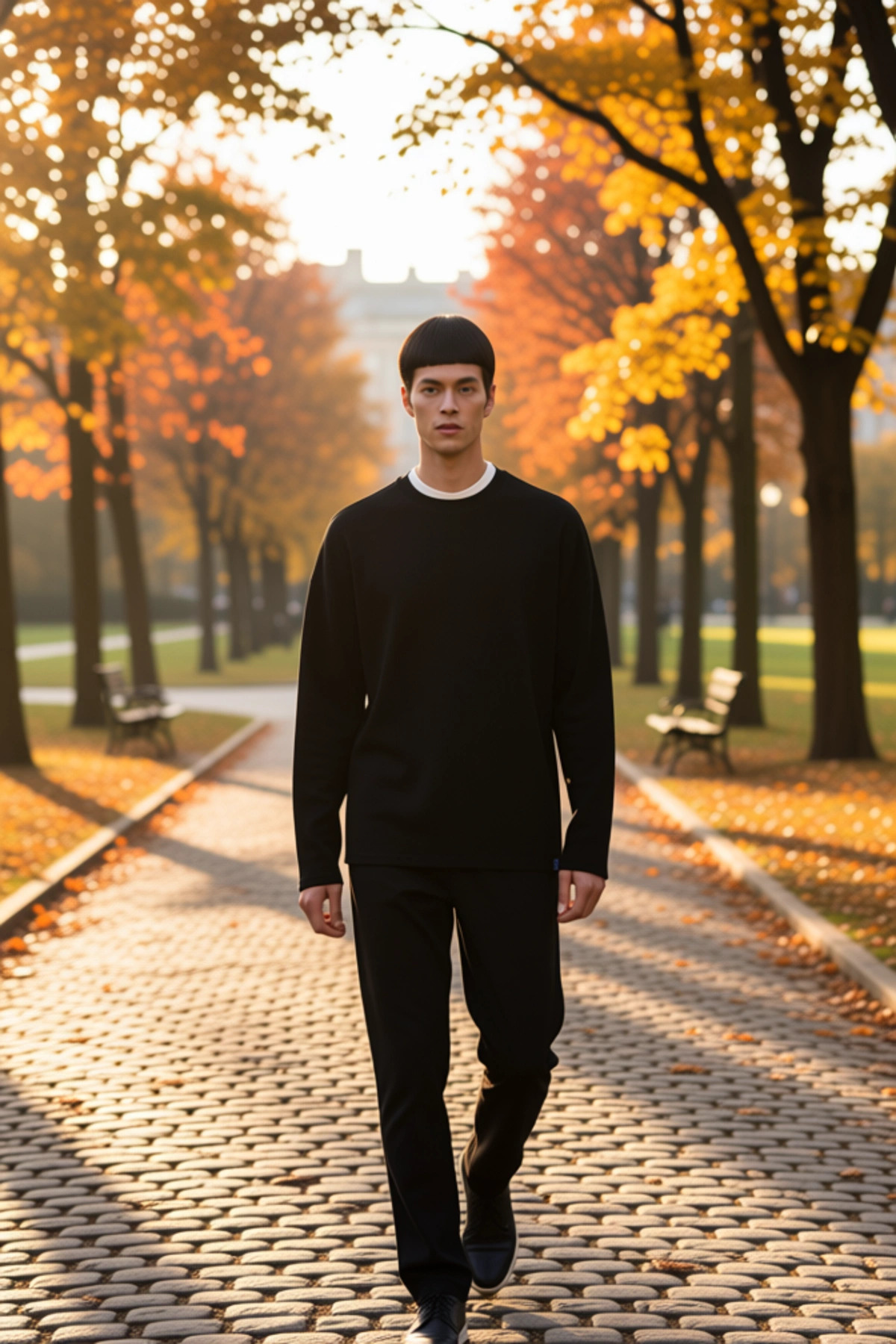 Erkek Bisiklet Yaka Standart Kol Oversize Kalıp Sweatshirt Fonksiyonel Dayanıklı Kaliteli Şık