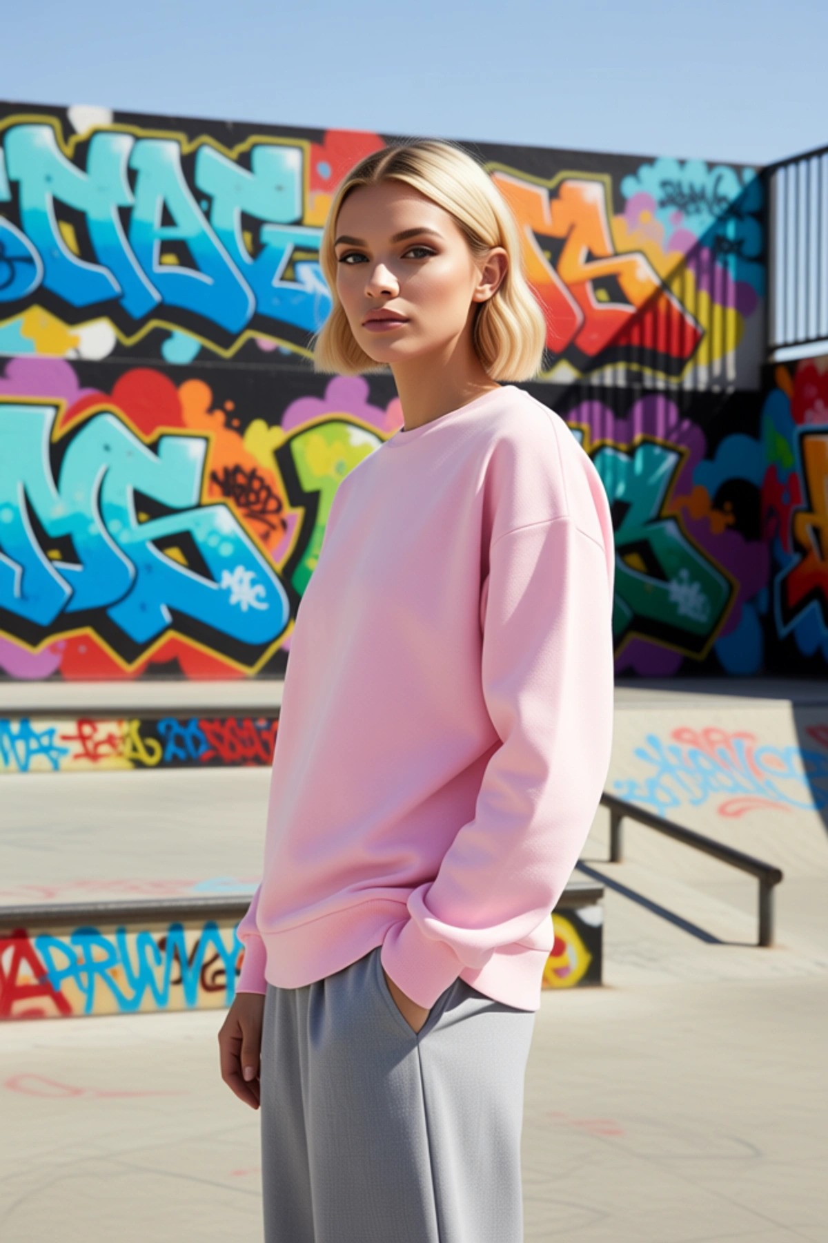 Kadın Bisiklet Yaka Düşük Kol Uzun Kollu Örme Sweatshirt Fonksiyonel Dayanıklı Kaliteli Şık