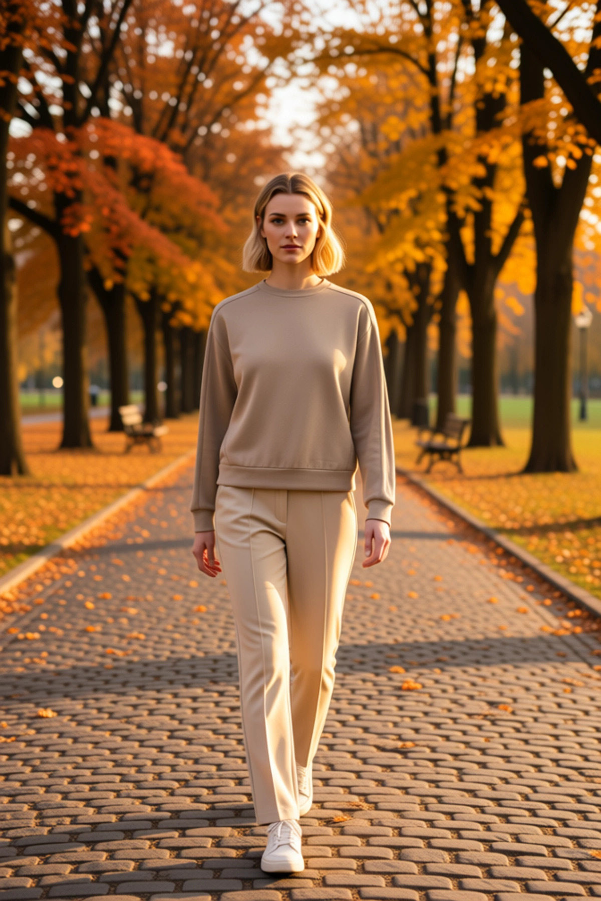 Kadın Bisiklet Yaka Düşük Kol Oversize Kalıp Örme Sweatshirt Fonksiyonel Dayanıklı Estetik