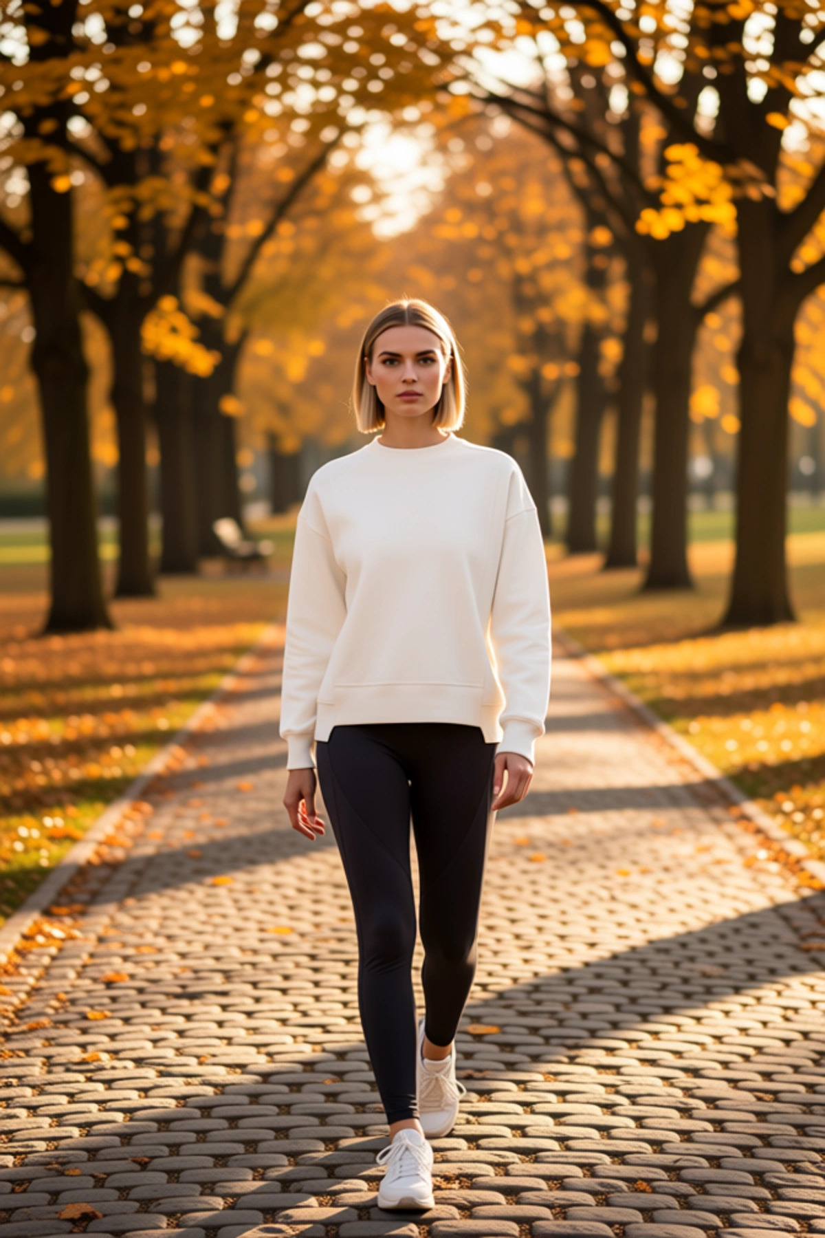 Kadın Bisiklet Yaka Düşük Kol %100 Pamuk Sweatshirt Fonksiyonel Dayanıklı Kaliteli Estetik