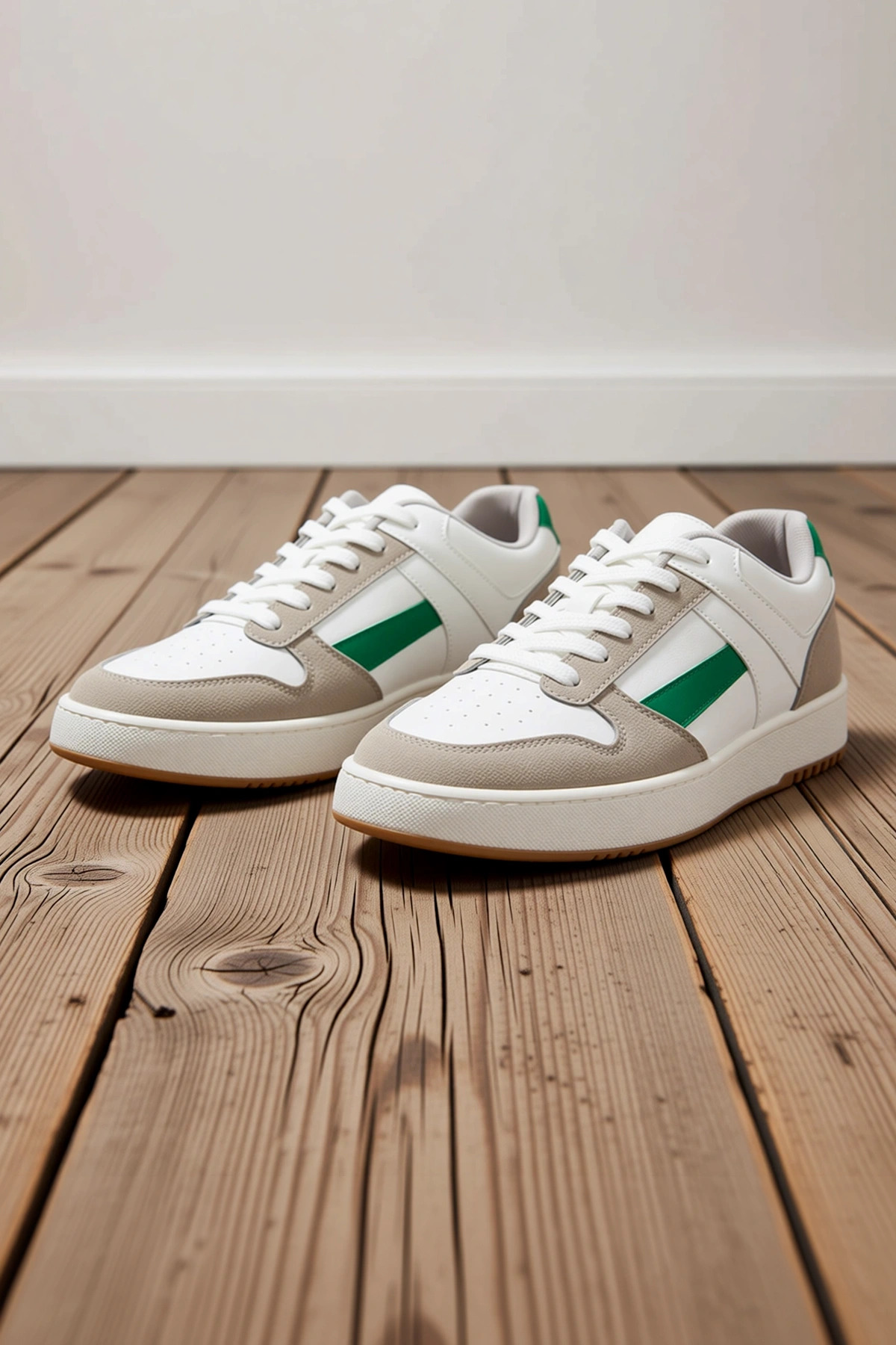 Erkek Bağcıklı Düz Tabanlı Sneaker Fonksiyonel Dayanıklı Kaliteli Konforlu Estetik Premium