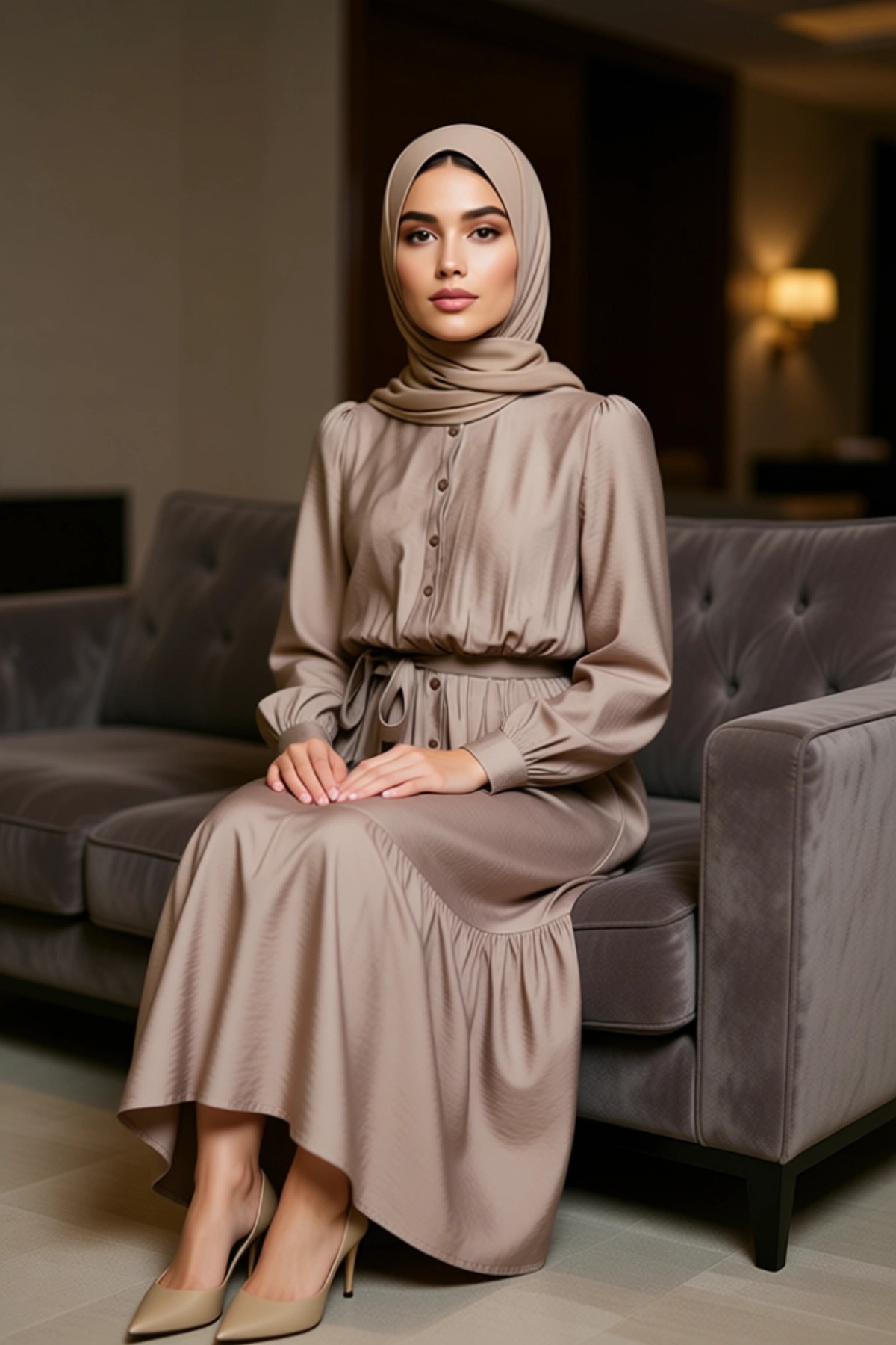 Kadın Ceket Yaka Standart Kol Düz Desen Aerobin Dokuma Elbise Fonksiyonel Dayanıklı Modern
