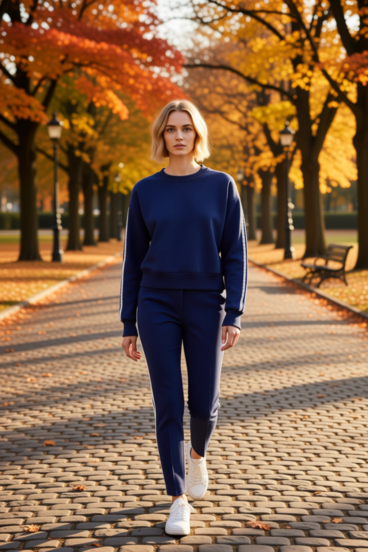 Kadın Bisiklet Yaka Düşük Kol Regular Kalıp Örme Sweatshirt Fonksiyonel Dayanıklı Kaliteli