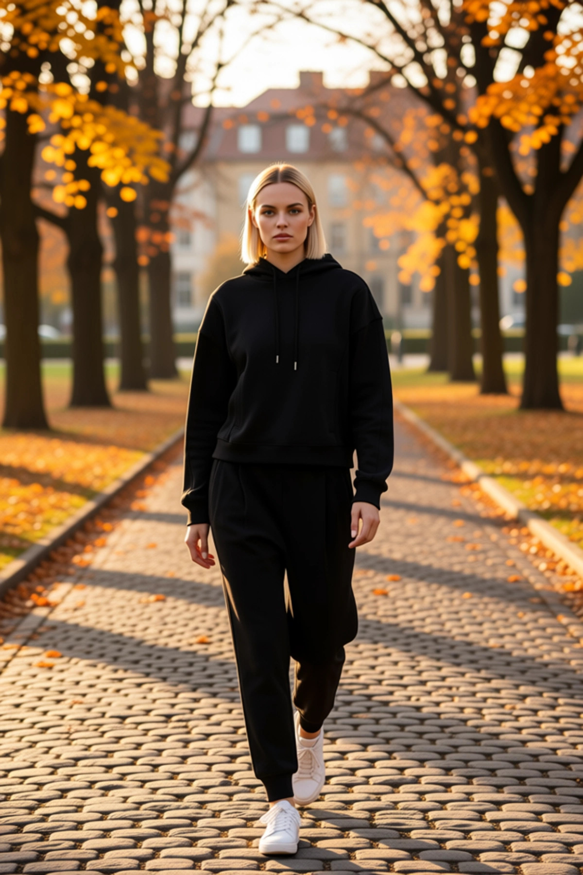 Kadın Kapüşonlu Düşük Kol %100 Pamuk Sweatshirt Fonksiyonel Dayanıklı Kaliteli Konforlu Şık