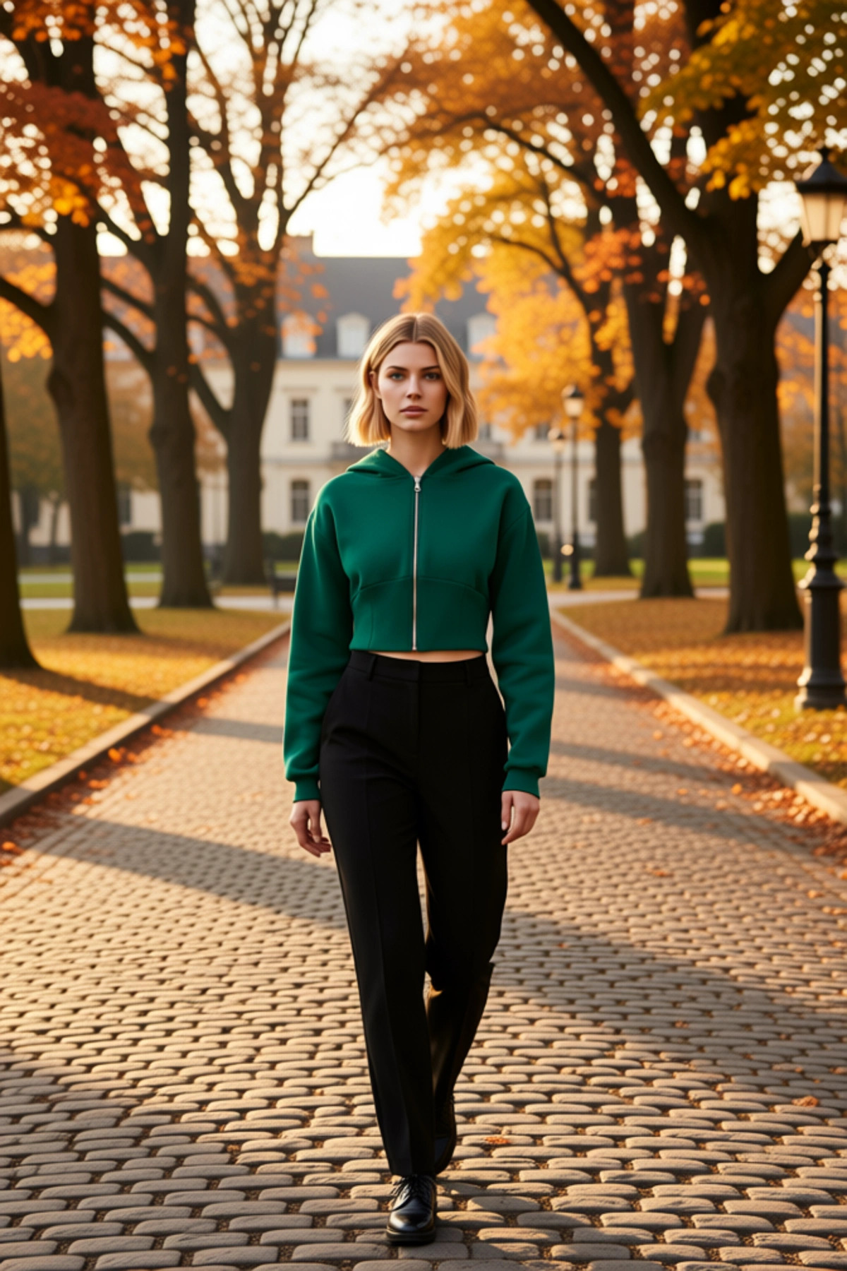 Kadın Kapüşonlu Düşük Kol Fitted Fermuarlı Örme Sweatshirt Fonksiyonel Dayanıklı Kaliteli Şık