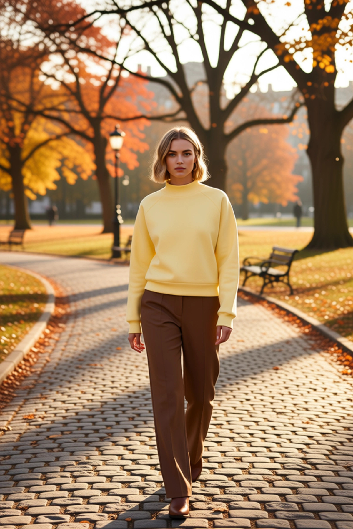 Kadın Dik Yaka Reglan Kol Oversize Kalın İçi Polarlı Örme Sweatshirt Fonksiyonel Dayanıklı