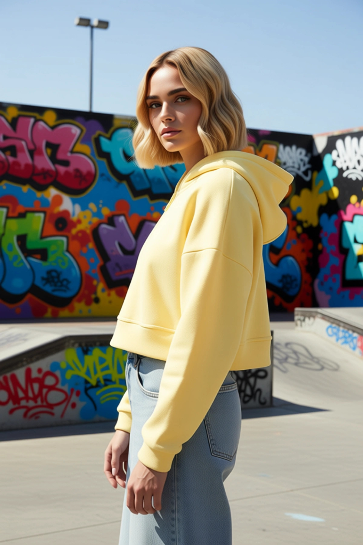 Kadın Kapüşonlu Fermuarlı Düşük Kol Örme Sweatshirt Fonksiyonel Dayanıklı Kaliteli Estetik