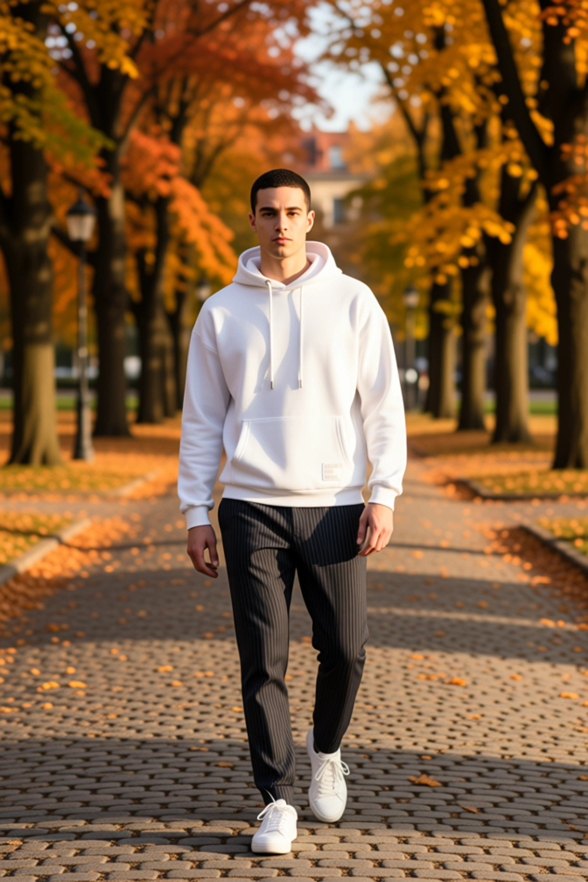 Erkek Kapüşonlu Düşük Kol Uzun Kollu Oversize Kalıp Sweatshirt Fonksiyonel Dayanıklı Rahat