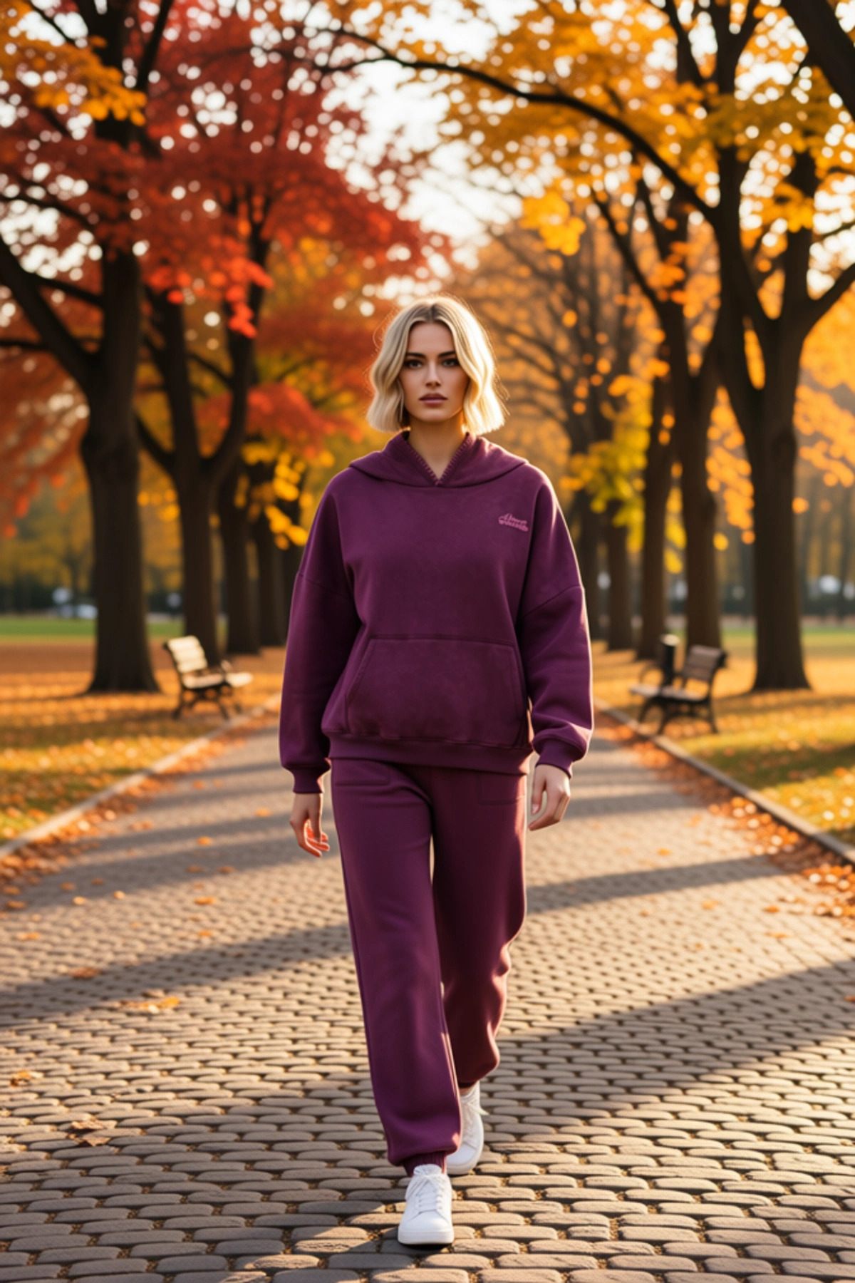 Kadın Kapüşonlu Düşük Kol Örme Sweatshirt Fonksiyonel Dayanıklı Kaliteli Konforlu Estetik Şık