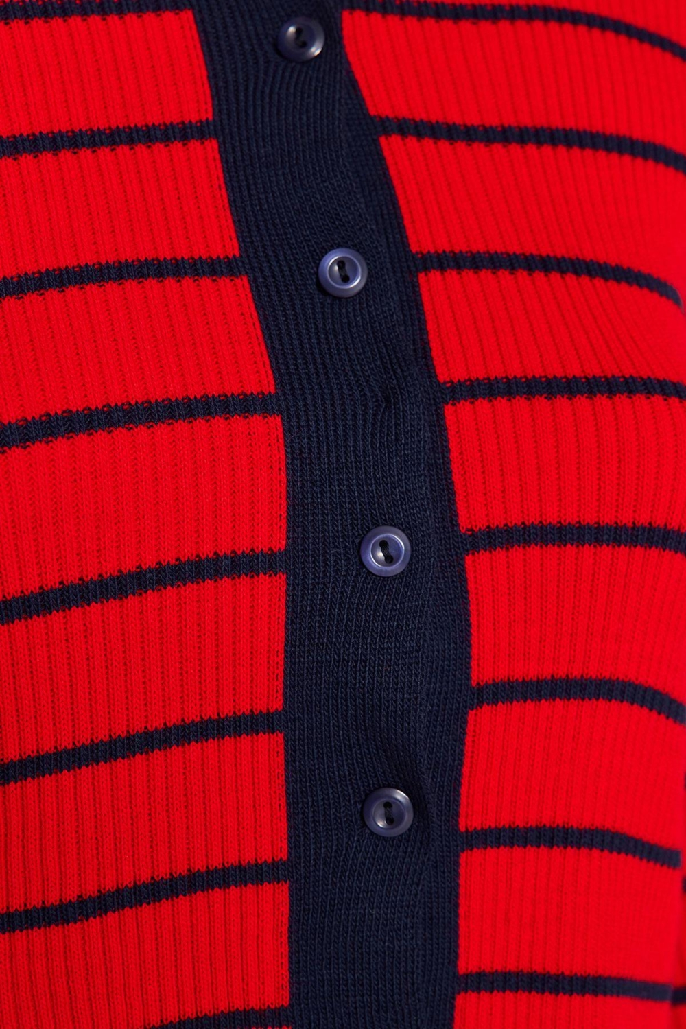 Kadın Modern Tarz Slim Polo Yaka Crop Triko Hırka