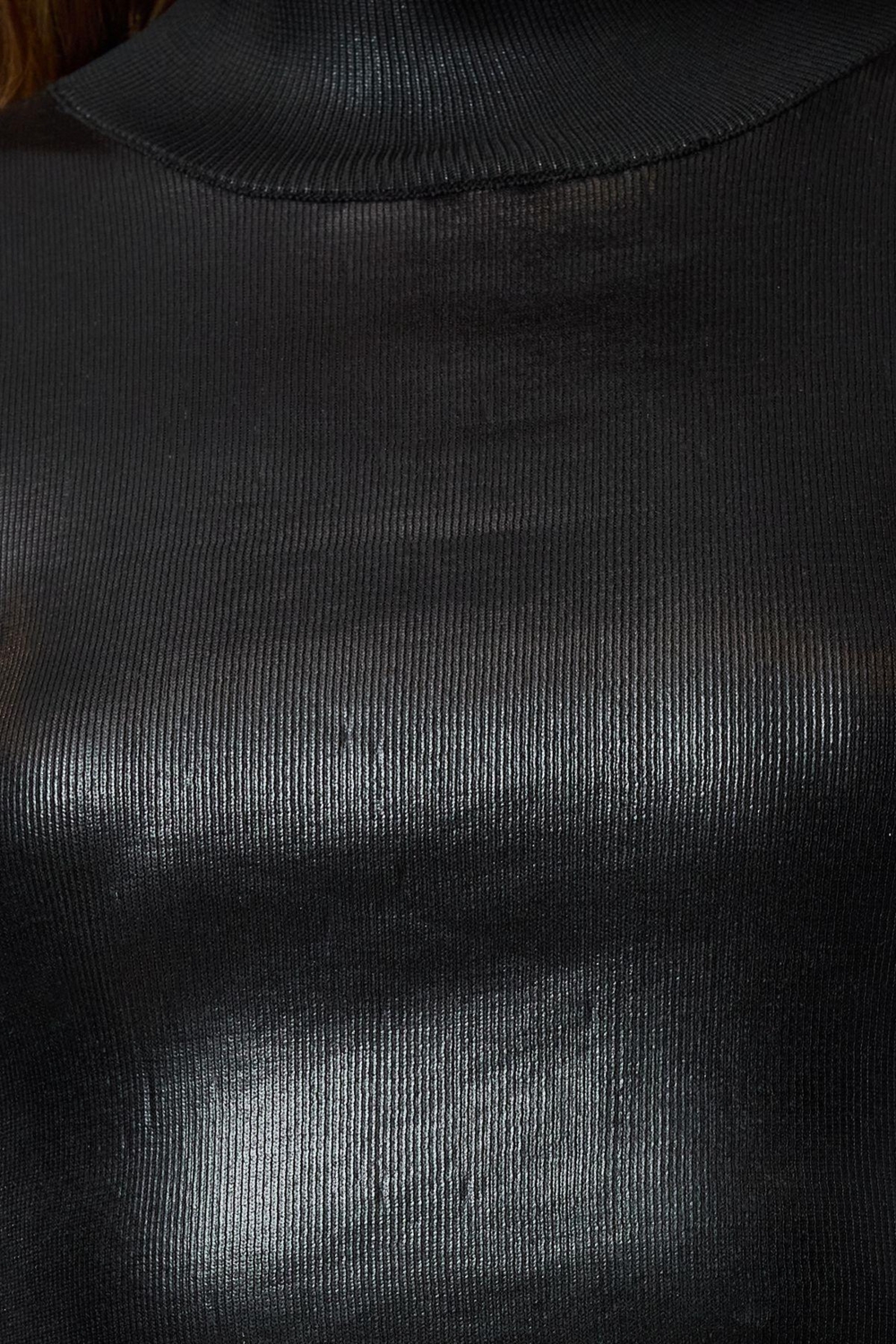 Stil Modern Kadın Crop Standart Kol Dik Yaka Basic Varak Baskılı Triko Kazak