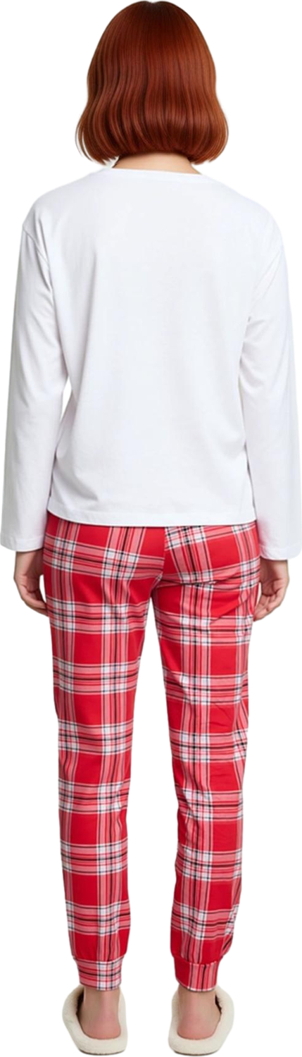 Kadın Kış Temalı Penguen Baskılı Pijama Takımı Fonksiyonel Dayanıklı Kaliteli Konforlu Şık