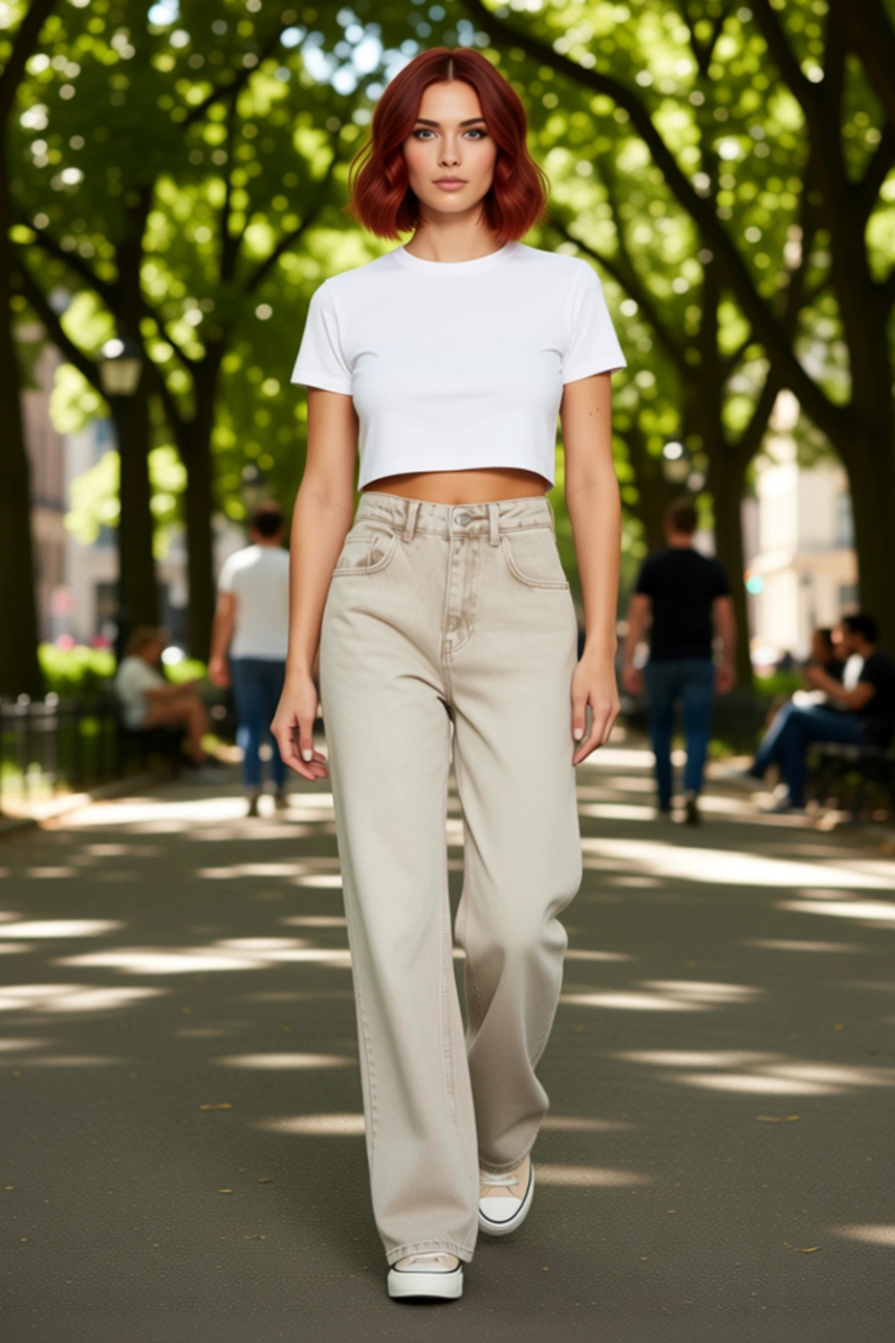 Kadın Wide Leg Denim Pantolon Vintage Kesim Fonksiyonel Dayanıklı Kaliteli Konforlu Modern