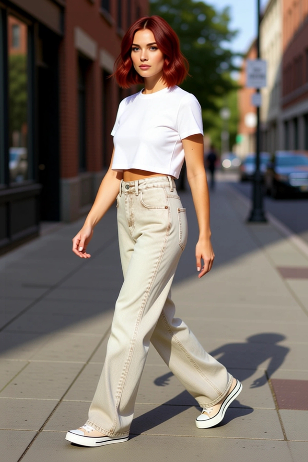 Kadın Wide Leg Denim Pantolon Vintage Kesim Fonksiyonel Dayanıklı Kaliteli Konforlu Modern