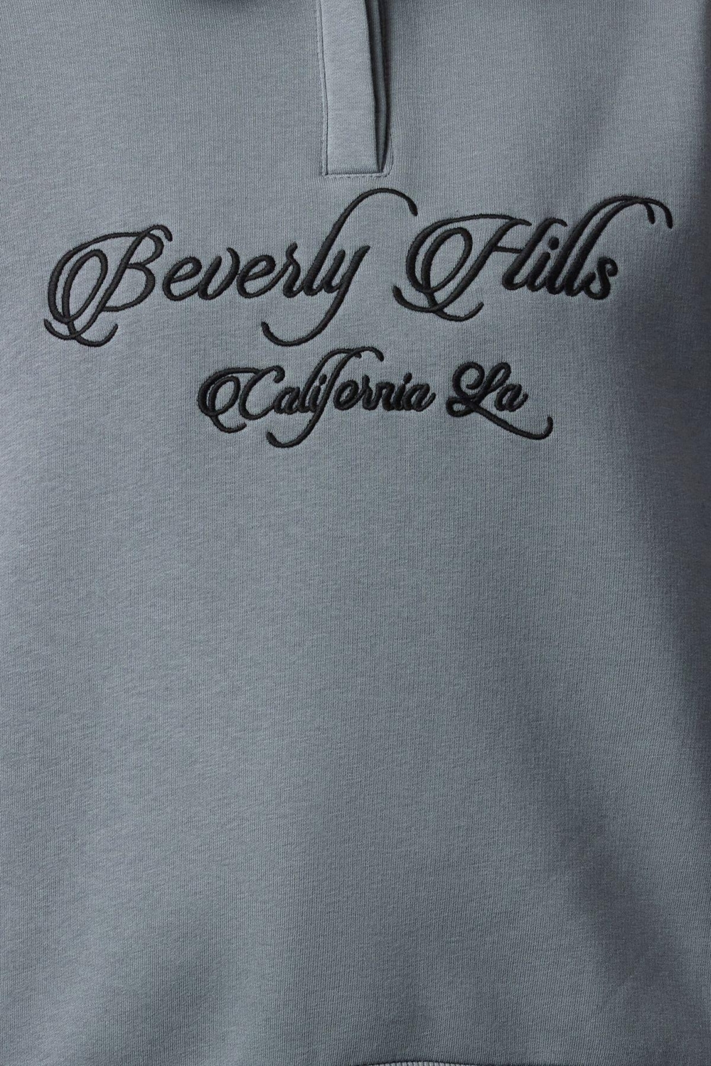 Oversize Gömlek Yaka Düşük Kol Uzun Gömlek Yaka Nakışlı Fit Kalın İçi Polarlı Örme Sweatshirt