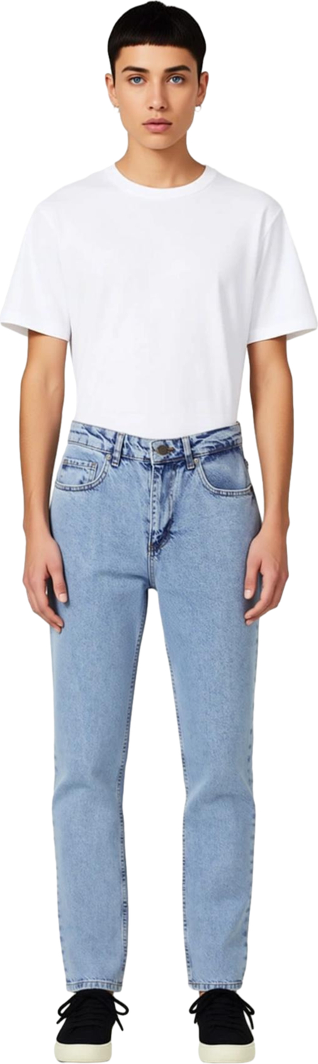 Kadın Düz Kesim Denim Pantolon Fonksiyonel Dayanıklı Kaliteli Konforlu Estetik Premium Şık