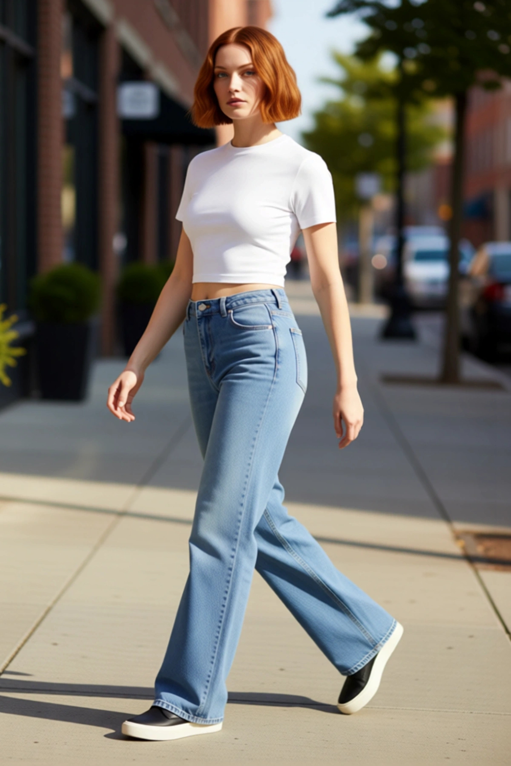 Kadın Wide Leg Denim Pantolon Düşük Bel Fonksiyonel Dayanıklı Kaliteli Konforlu Estetik Şık