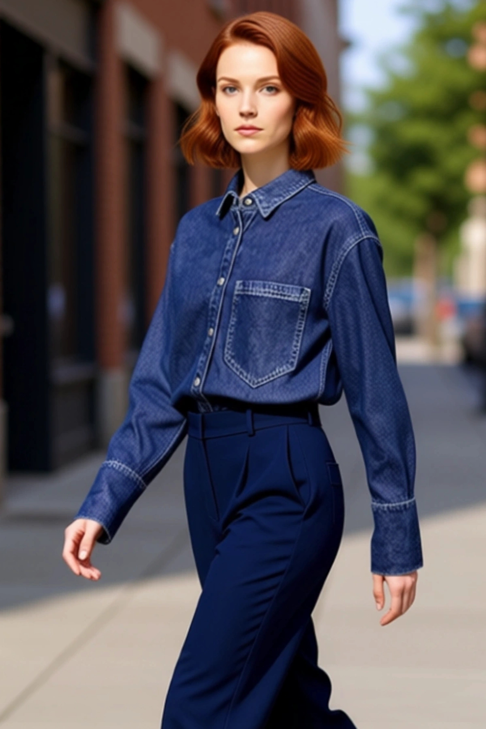Kadın Oversize Liyosel Denim Gömlek Günlük Kullanımda Ve Rahatlığı Birleştiriyor Dayanıklı