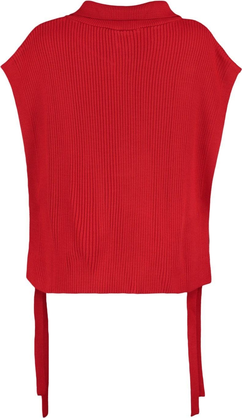 Stil Modern Kadın Regular Standart Kol Dik Yaka Yandan Bağlama Detaylı Yaka Düğmeli Triko Süveter