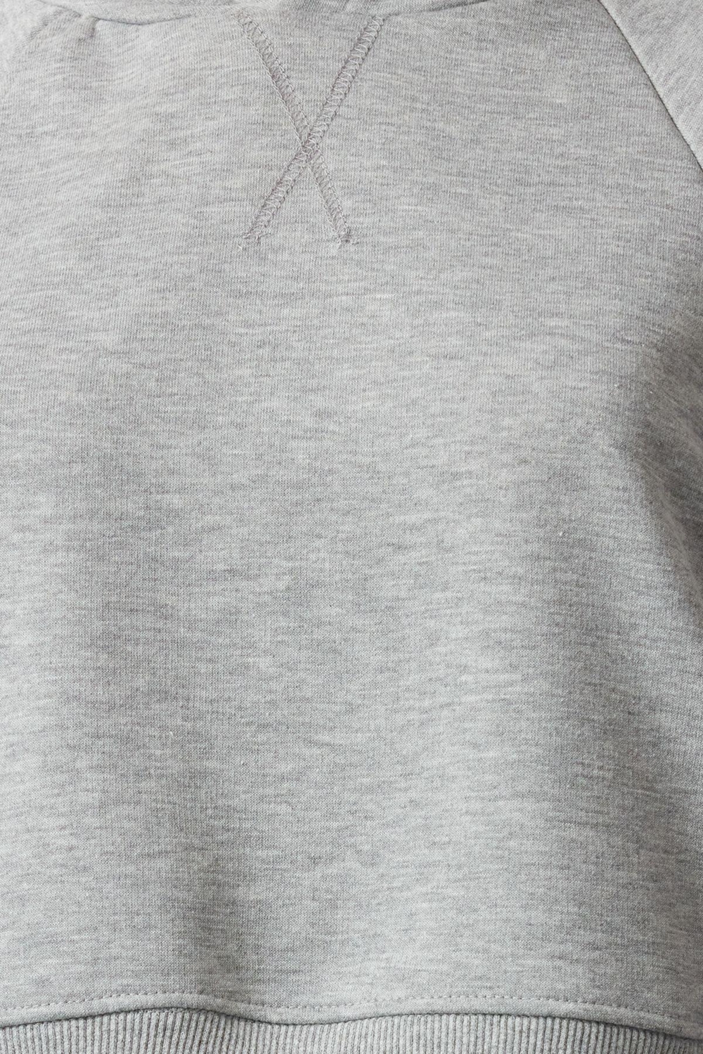 Tarz Relaxed Kapüşonlu Ay Kol Crop Ay Kol Crop Rahat Kalıp Örme Sweatshirt