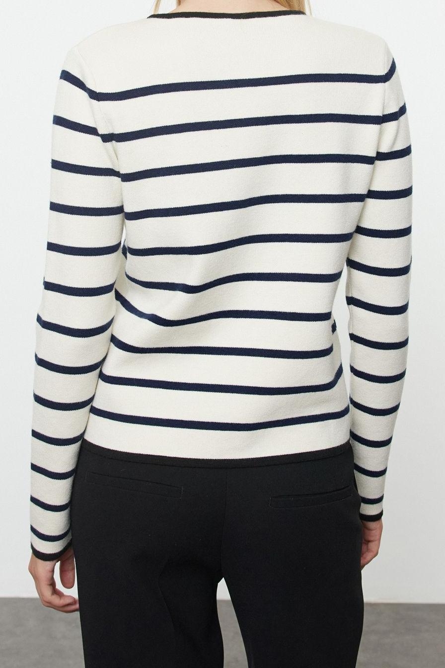 Kadın Modern Tarz Oversize Bisiklet Yaka Regular Triko Hırka