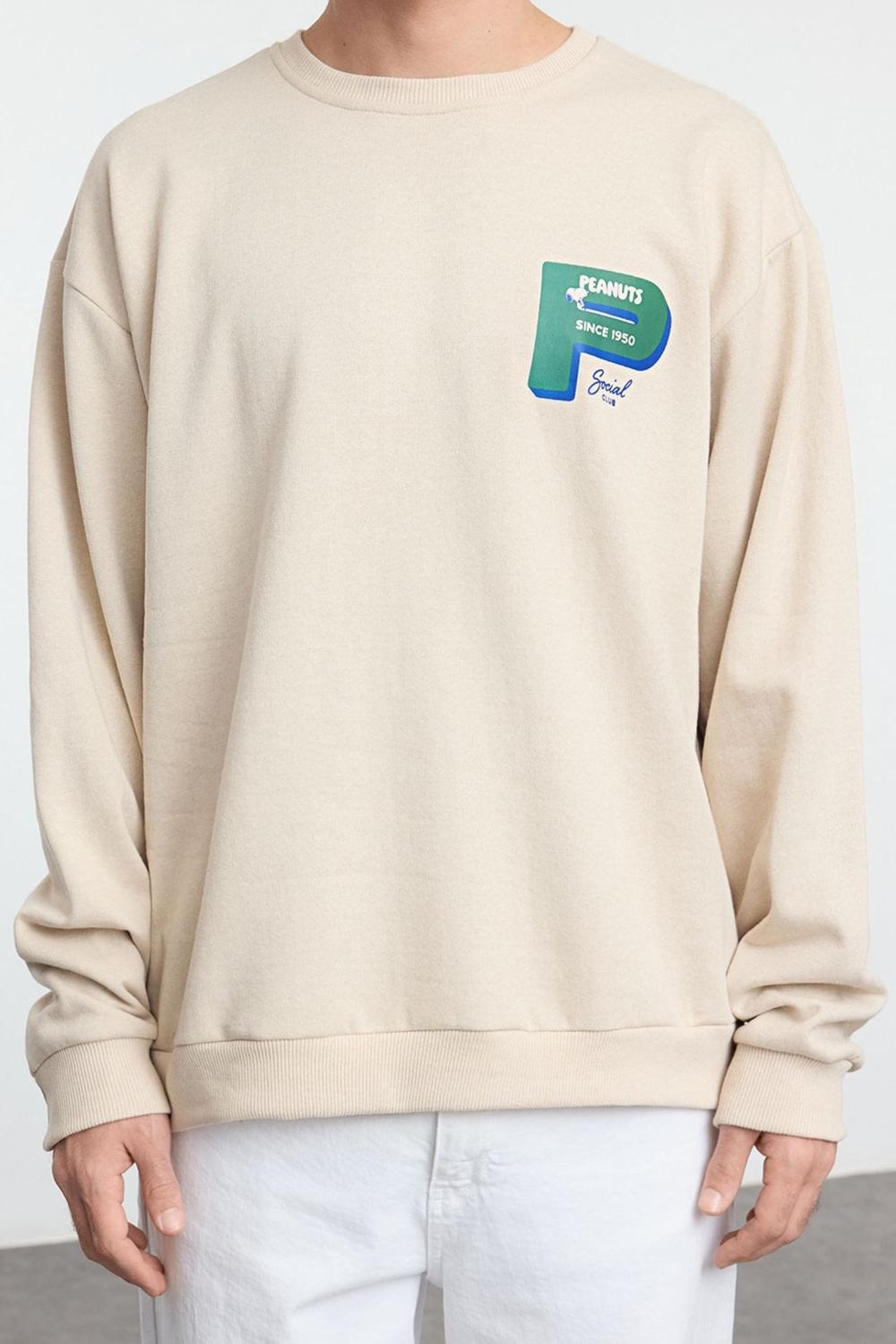 Tarz Bol Bisiklet Yaka Standart Kol Regular Unısex Geniş Kesim Sweatshirt