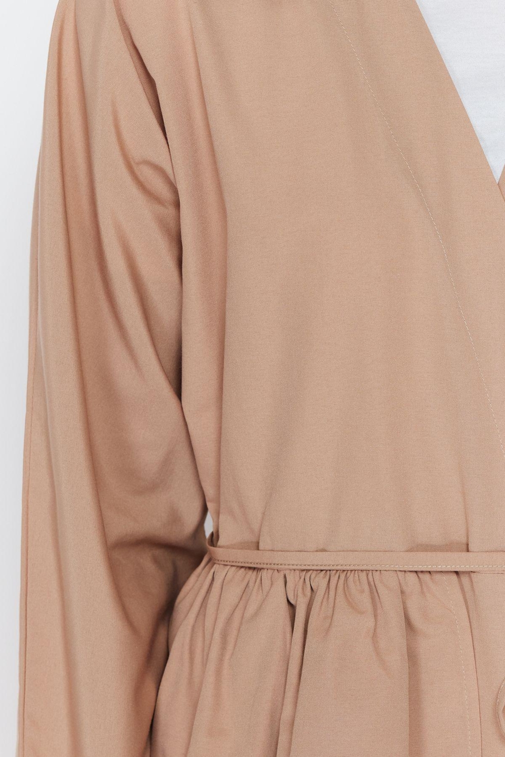 Tarz Kadın Modern Moda Normal Bel Boru Paça V Yaka Pamuklu Dokuma Kimono Pantolon Alt Üst Takım