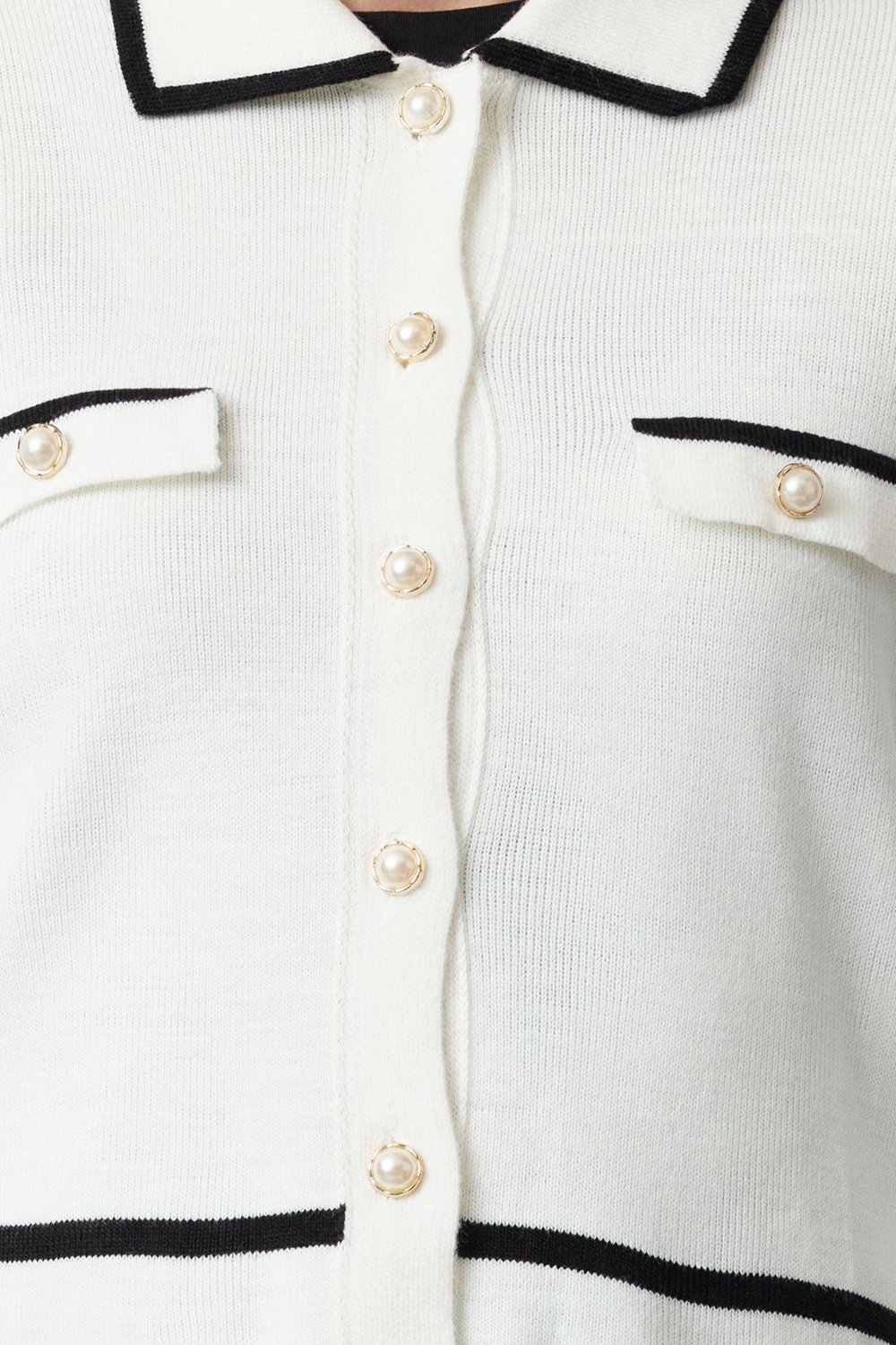 Kadın Modern Tarz Regular Polo Yaka Regular Triko Hırka