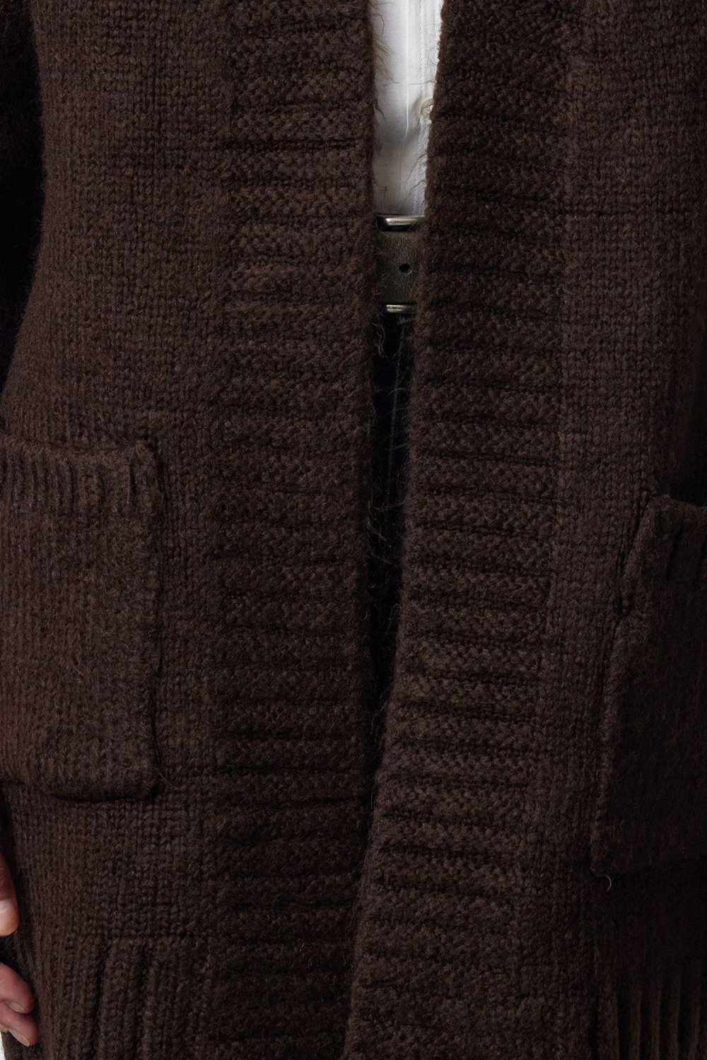 Kadın Modern Tarz Oversize V Yaka Regular Triko Hırka