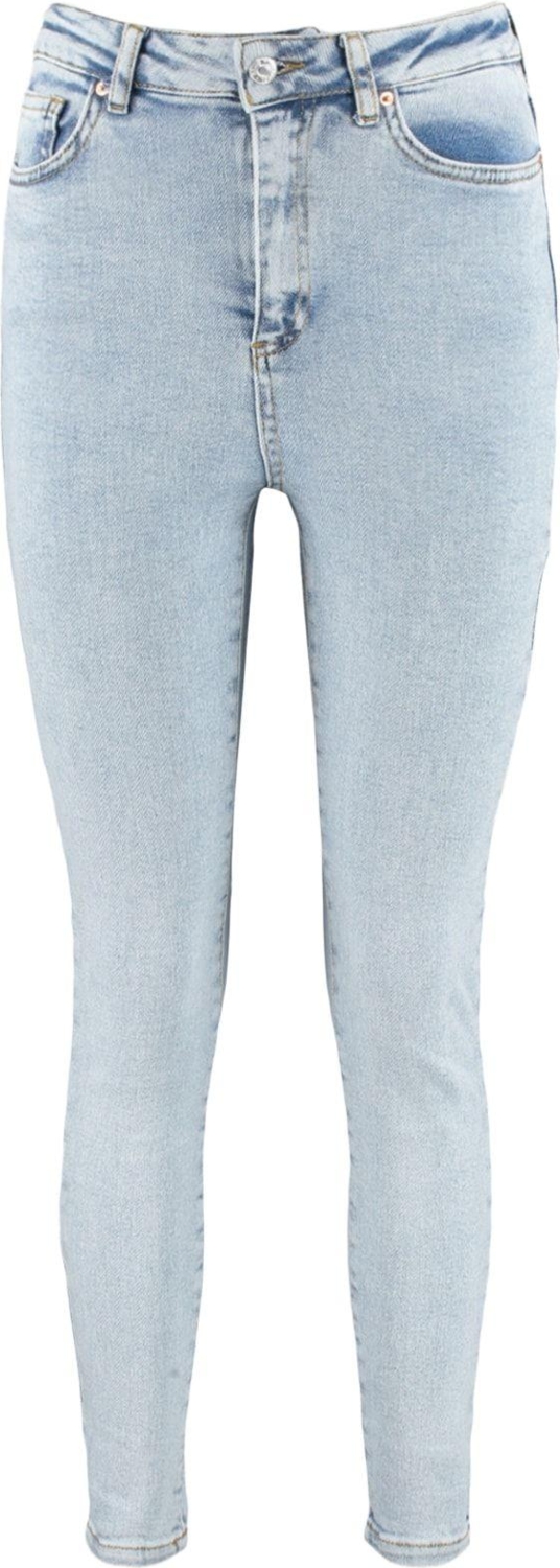 Stil Kadın Moda Denim Kot Pantolon Regular Dar Paça Yüksek Bel Skinny Jeans