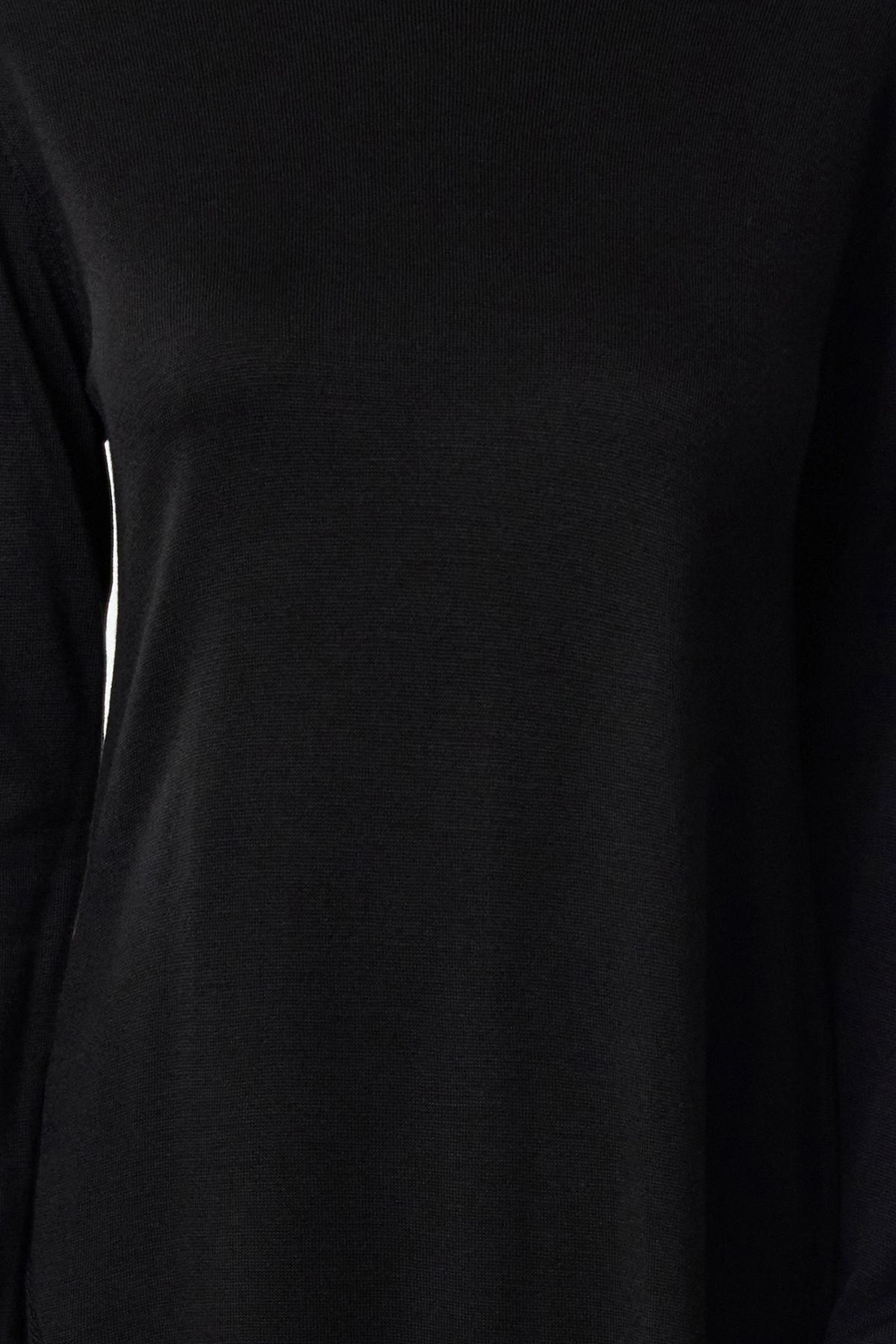 Moda Stil Fitted Dik Yaka Maxi Boy Tesettür Asimetrik Kesim Triko Elbise