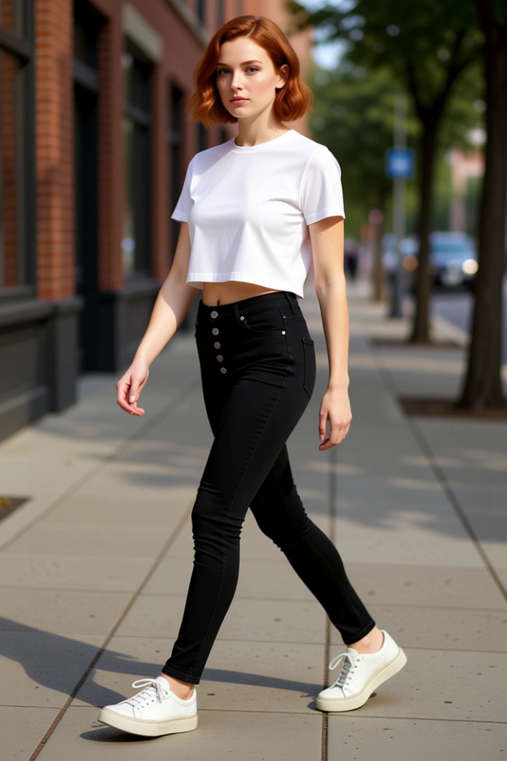 Kadın Yüksek Bel Düğmeli Esnek Skinny Jean Fonksiyonel Dayanıklı Kaliteli Konforlu Estetik