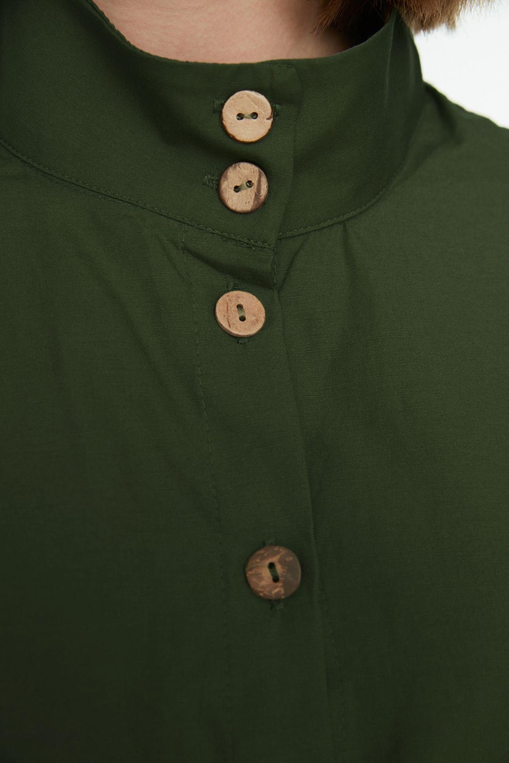 Tarz Kadın Modern Moda Yüksek Bel Boru Paça Dik Yaka Dik Yaka Kuşaklı Gömlek-Pantolon Dokuma Takım