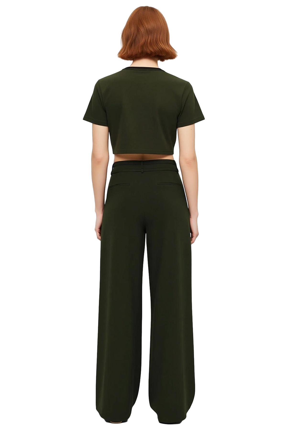 Kadın Moda Geniş Paça Wide Leg Pantolon Casual Günlük Stil Hafta Sonu Yazlık