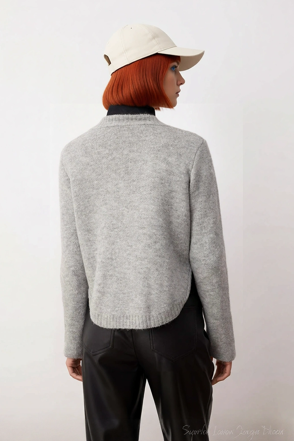 Kadın Oversize Kesim Düğme Detaylı Yumuşak Dokulu Rahat Triko Kazak Kış Modasına Uygun Şık Seçim
