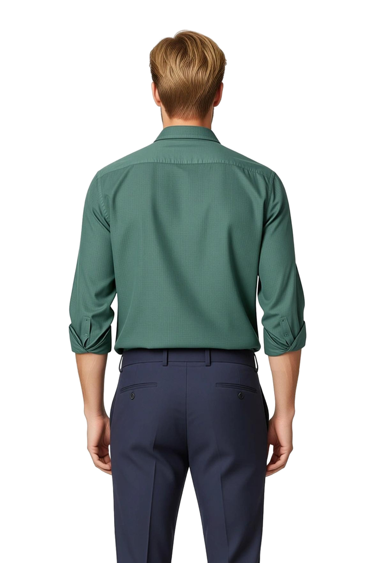 Erkek Koyu Regular Fit Yarım Patlı Gömlek Fonksiyonel Dayanıklı Kaliteli Konforlu Estetik Şık