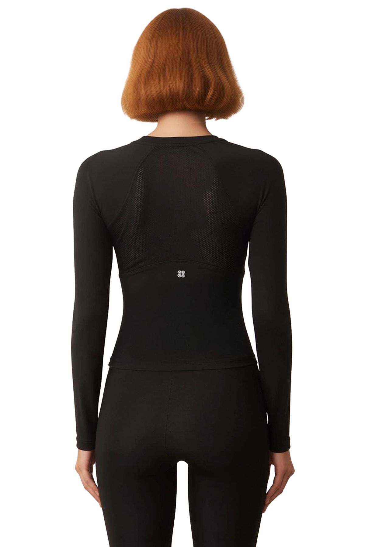 Kadın Uzun Kollu Spor Üst Nefes Alabilen Mikro Örme Yapı ve Konforlu Kesim Kaliteli Şık Rahat