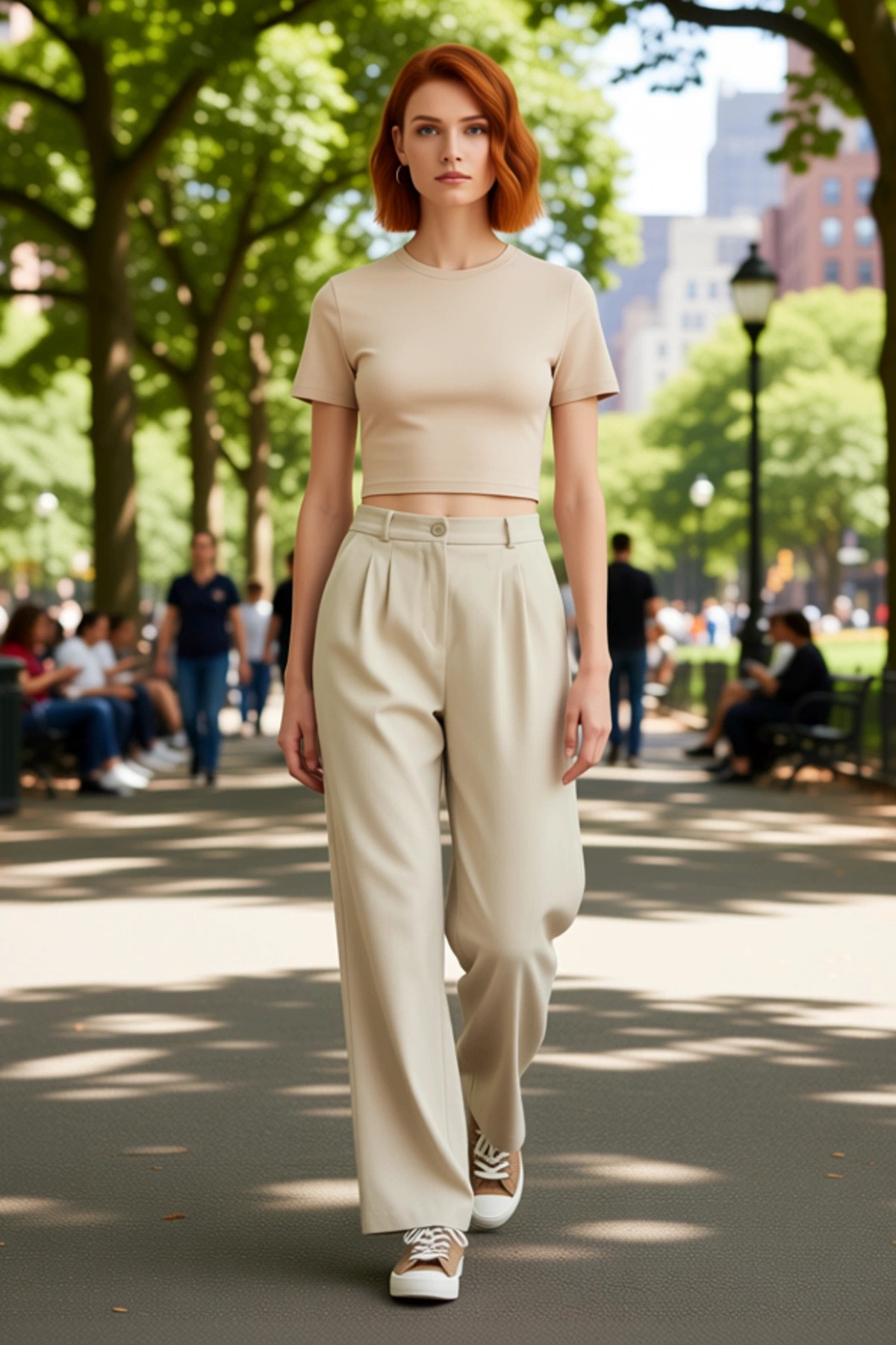Kadın Moda Geniş Paça Palazzo Pantolon Düz Desen Normal Bel Wide Leg Rahat Günlük Modern Tasarım