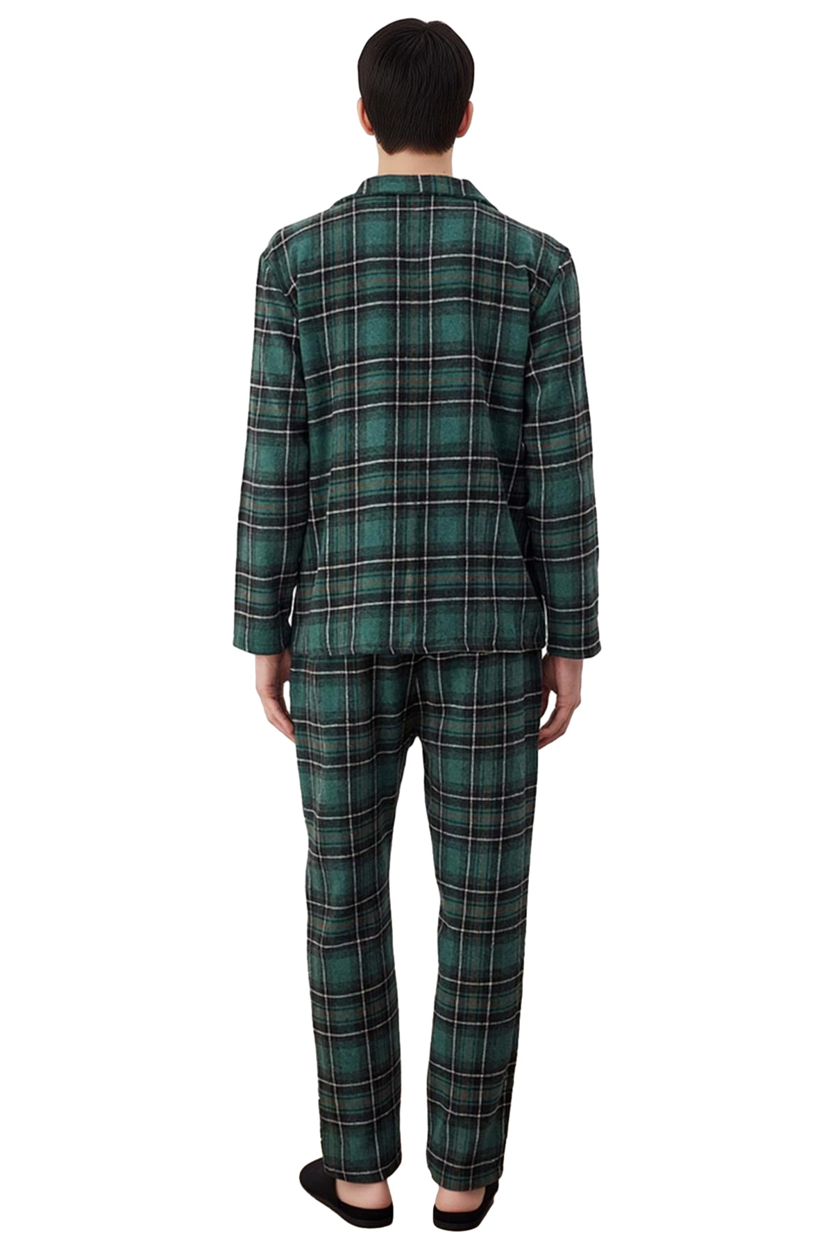 Erkek Ekose Dokuma Gömlek ve Pantolon Pijama Takımı Fonksiyonel Dayanıklı Kaliteli Estetik